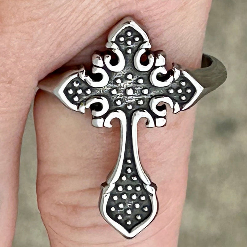 SANITY JEWELRY® Ring Cross Ring - The Queens Cross- R229