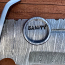 SANITY JEWELRY® Ring Damascus Steel Ring - Steel - Sizes 8-16 - R214