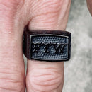 Sanity Jewelry Ring FTW Ring with Screws - Black - R73