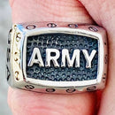 SANITY JEWELRY® Ring US Army with Screws - R81