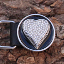 SANITY JEWELRY® Sanity's Vest Extender - Ladies - Crystal Heart - V03