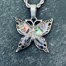 Sanity Jewelry Sea Shell - Butterfly Mini Pendant - Rope Necklace - SK2515M
