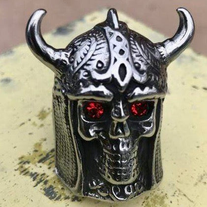 Sanity Jewelry Skull Ring 10 Viking Warrior - Sizes 10-16 - SLC18 CLEARANCE