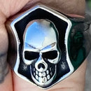 SANITY JEWELRY® Skull Ring 7 Skull & Shield Ring - Polished - R224