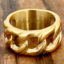 Sanity Jewelry Skull Ring Bagger Ring - Gold - R242