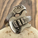 Sanity Jewelry Skull Ring Bass Guitar - R01