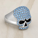 Sanity Jewelry Skull Ring Bling Skull Ring - SLC90 CLEARANCE