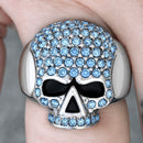 Sanity Jewelry Skull Ring Bling Skull Ring - SLC90 CLEARANCE