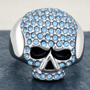 Sanity Jewelry Skull Ring Bling Skull Ring - SLC90 CLEARANCE