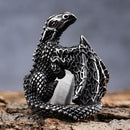 Sanity Jewelry Skull Ring Dragon Ring - Sizes 6-16 - R26