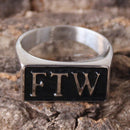 Sanity Jewelry Skull Ring FTW Biker  - SLC63 CLEARANCE