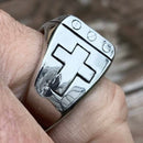 Sanity Jewelry Skull Ring GOD Ring - R33