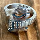 Sanity Jewelry Skull Ring Guitar - Sizes 7-13 - R01
