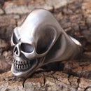 Sanity Jewelry Skull Ring Jimmy - Small - Skull Ring - Brushed Stainless Steel - R38
