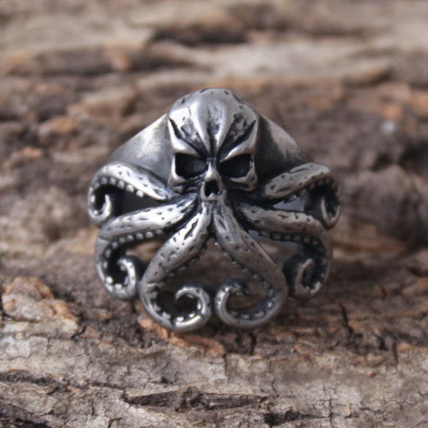 Sanity Jewelry Skull Ring Octopus Skull Ring - R72