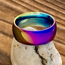 Sanity Jewelry Skull Ring Sanity’s Band Ring Collection - Rainbow Steel Ring - R243