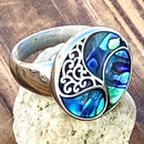 Sanity Jewelry Skull Ring Sea Shell Circle of Life Ring - R231