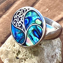 Sanity Jewelry Skull Ring Sea Shell Circle of Life Ring - R231