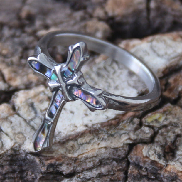 Sanity Jewelry Skull Ring Sea Shell Cross Ring - R71