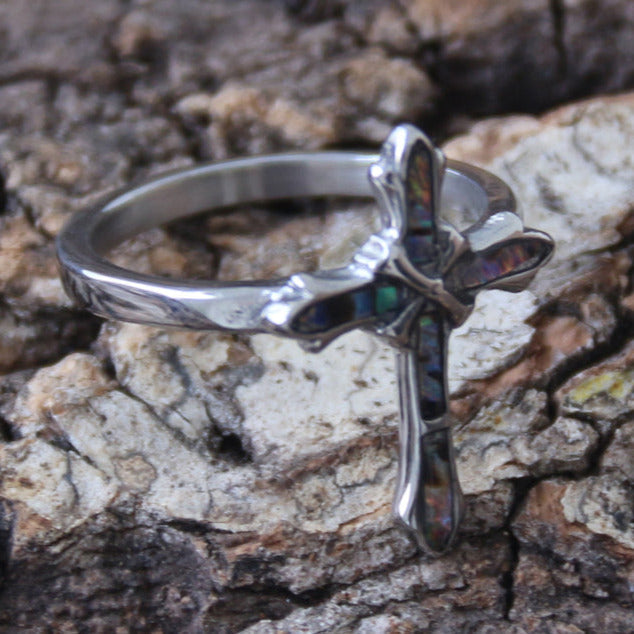 Sanity Jewelry Skull Ring Sea Shell Cross Ring - R71