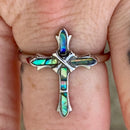 Sanity Jewelry Skull Ring Sea Shell Cross Ring - Sizes 4-11 - R71
