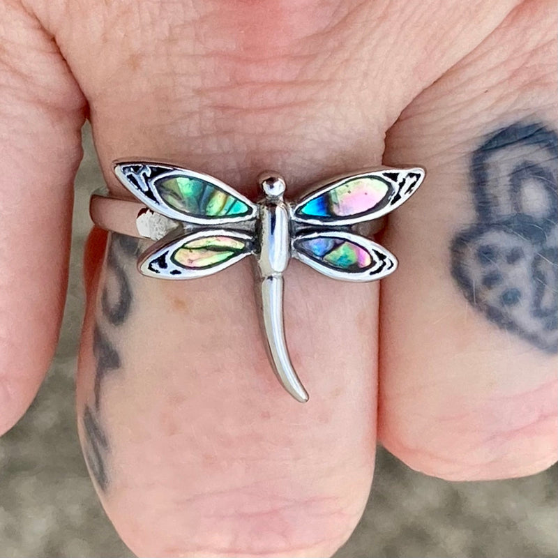 Sanity Jewelry Skull Ring Sea Shell Dragonfly Ring - Sizes 5-10 - R186