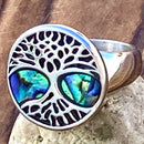 Sanity Jewelry Skull Ring Sea Shell Tree of Life Ring - R232