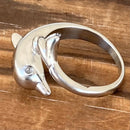 Sanity Jewelry Skull Ring Silver Dolphin Ring - Sizes 6-12 - R179