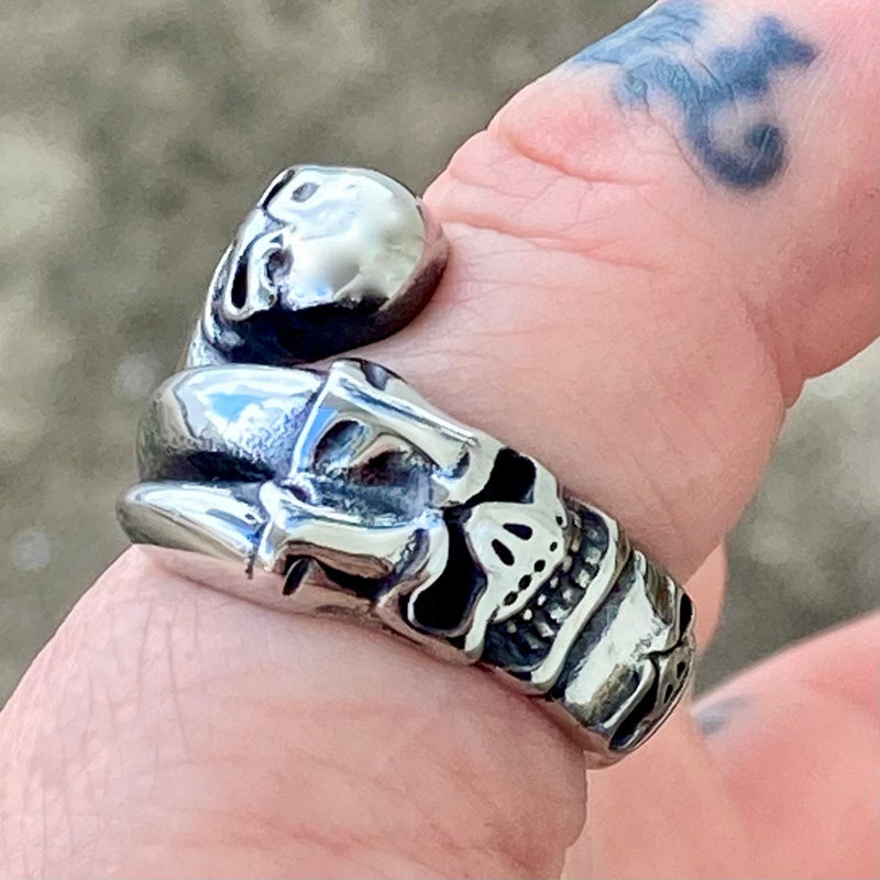Sanity Jewelry Skull Ring Skull Claw - Sizes 8-16 - R211