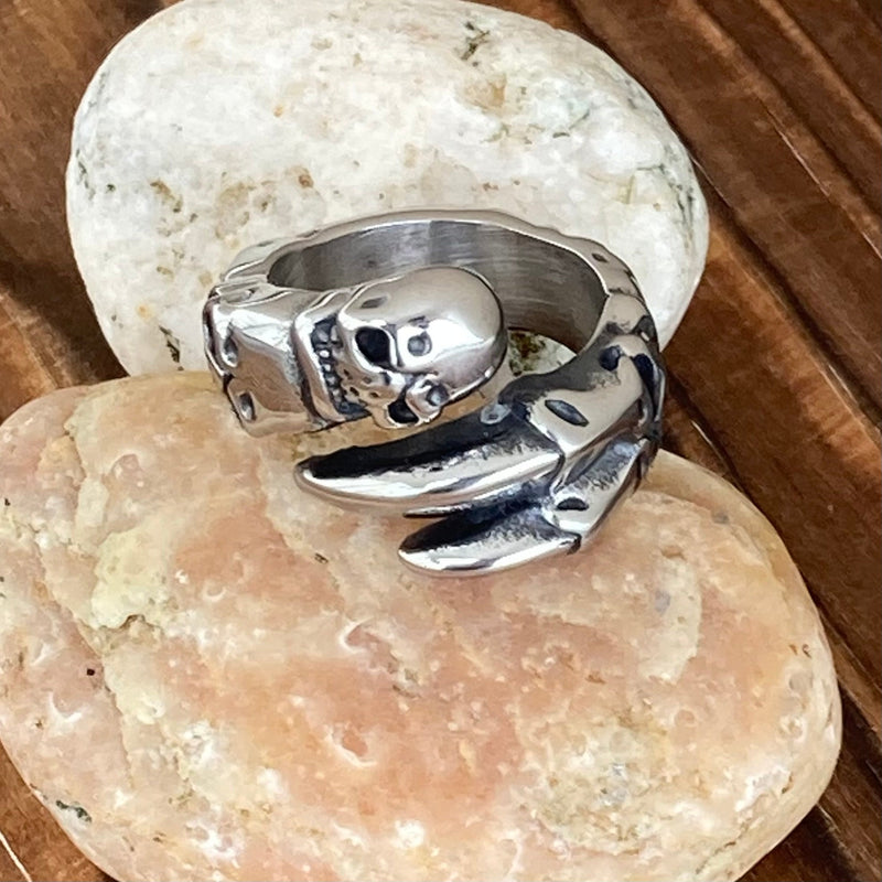 Sanity Jewelry Skull Ring Skull Claw - Sizes 8-16 - R211