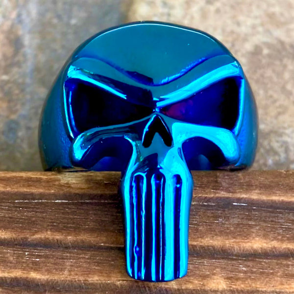 Sanity Jewelry Skull Ring Skull Ring - Blue - Sizes 4-20 - R45