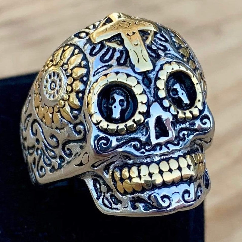 Sanity Jewelry Skull Ring Skull Ring - Sugar Skull - R64