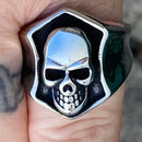 SANITY JEWELRY® Skull Ring Skull & Shield Ring - Polished - R224