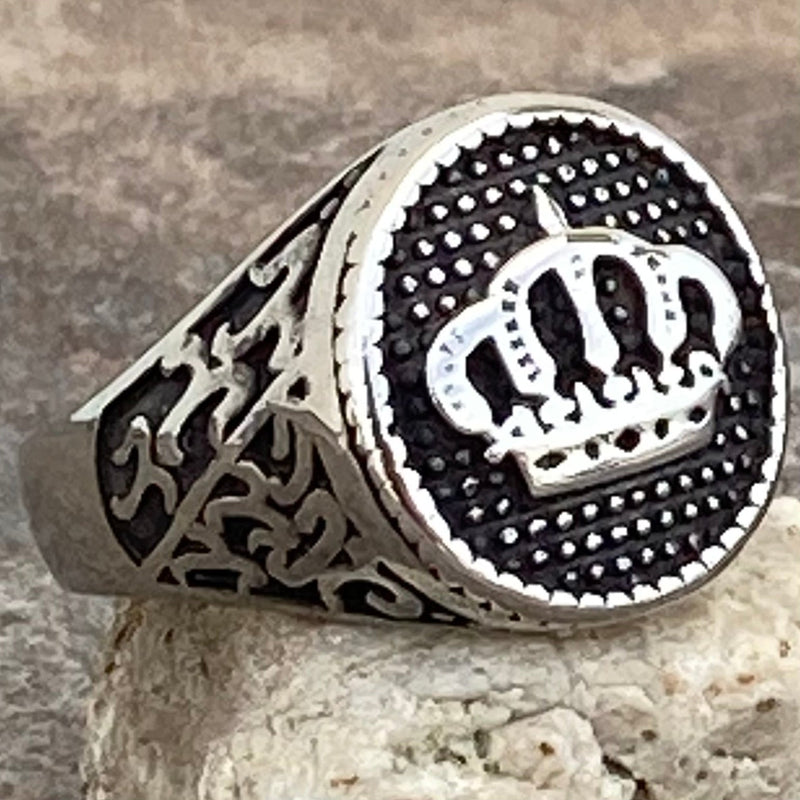 Sanity Jewelry Skull Ring The Crown - Silver - SLC23 CLEARANCE