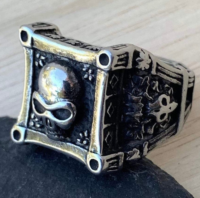 Sanity Jewelry Skull Ring Vikings Celebration Ring - Skull Ring - R88