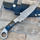 Sanity Jewelry Steel 11” Al Capone - Buffalo Horn - Damascus - Horizontal & Vertical Carry - AC21