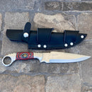 Sanity Jewelry Steel 11" Al Capone - Red & Black Wood - D2 Steel - Horizontal & Vertical Carry - ACD206