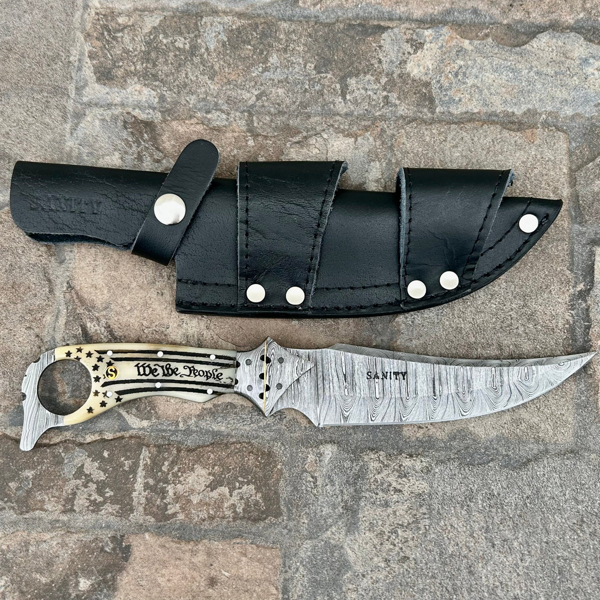 11” John Dillinger - “We The People” Bone - Horizontal & Vertical Carr
