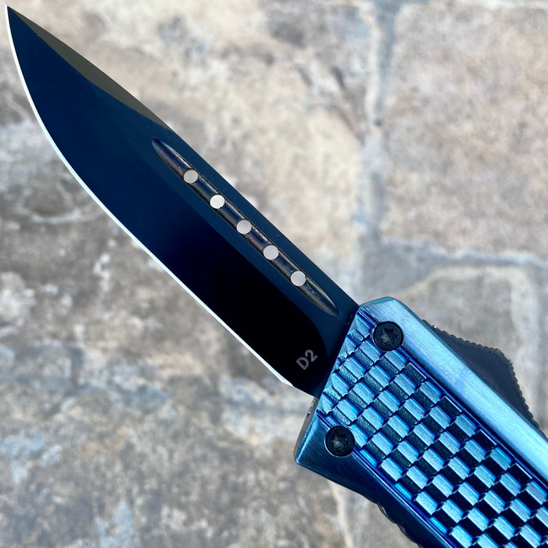 SANITY JEWELRY® Steel 8" Frank Nitti - Drop Point Blue - MLBDP