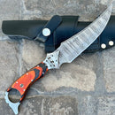 Sanity Jewelry Steel John Dillinger - Orange Wood - Horizontal & Vertical Carry 11 inches - JDE06