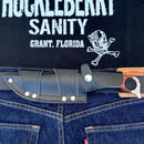 Sanity Jewelry Steel John Dillinger - Orange Wood - Horizontal & Vertical Carry 11 inches - JDE06