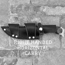 Sanity Jewelry Steel Right Handed Horizontal 11” John Dillinger - “We The People” Bone - Horizontal & Vertical Carry - JDE02