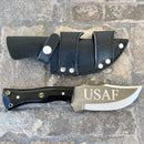 SANITY JEWELRY® Steel Rough Rider Series - USAF - D2 Steel - Buffalo Horn - Horizontal & Vertical Carry - 10" - CUS53