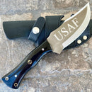 SANITY JEWELRY® Steel Rough Rider Series - USAF - D2 Steel - Buffalo Horn - Horizontal & Vertical Carry - 10" - CUS53