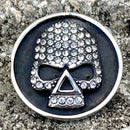 SANITY JEWELRY® Vest Pins Vest Pin - Bling Skull - PIN08