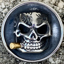 SANITY JEWELRY® Vest Pins Vest Pin - Skull W/Cigar - PIN27