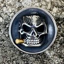 SANITY JEWELRY® Vest Pins Vest Pin - Skull W/Cigar - PIN27