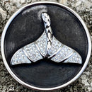 SANITY JEWELRY® Vest Pins Vest Pin - White Stone Mermaid Tail - PIN33