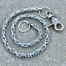 Sanity Jewelry Wallet Chain 23 inch NEW - Daytona - Silver - Wallet Chain Deluxe - 1/4 inch wide - WCD01