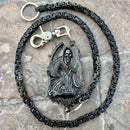 SANITY JEWELRY® Wallet Chain 24” Black Grim Reaper Wallet Chain - Black Daytona Heritage - WC14
